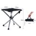Stainless Steel Telescopic Outdoor Folding Chair Portable Fishing Stool Camping Mazar_desvips.com