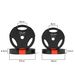 Juego De Discos Pesas De 4 Piezas 2x5 Kg 2x2,5 Kg Con Orificios De 2,5 Cm Para Entrenamiento Fitness En Hogar_desvips.com