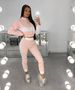 Women's Clothing Long Sleeve Fashion Casual Suit Color Matching Style _desvips.com