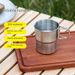 304 Stainless Steel Camping Cup Set - 4/6 Pack, Heat-Insulated & Portable For Coffee, Picnics & Outdoor Activities (Non-Slip Base, Stackable Design)_desvips.com