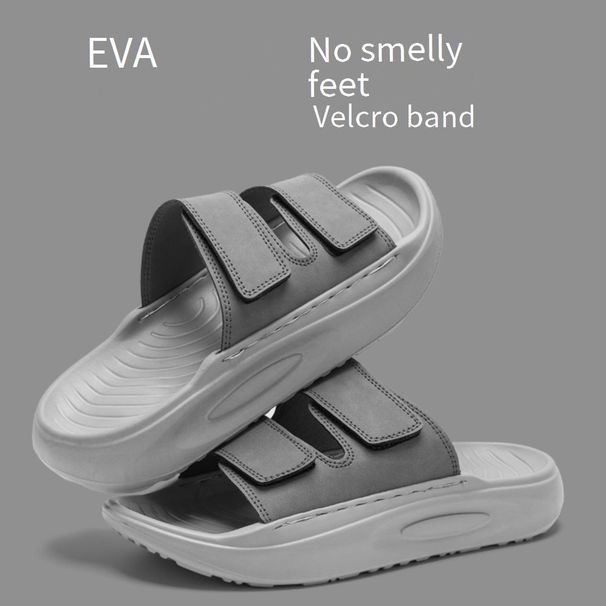 Men's EVA Outdoor Sandals - Anti-Slip Sole With Adjustable Hook & Loop Strap Quick-Dry & Lightweight For Beach/Travel_desvips.com