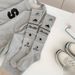 Women's Doublet Multi Layered Spliced Calf Socks Sporty Soccer Knee High Trendy And Stylish_desvips.com