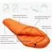 Very Warm White Goose Down Filled Adult Mummy Style Sleeping Bag Fit For Winter Thermal 4 Kinds Of Thickness Camping Tra_desvips.com