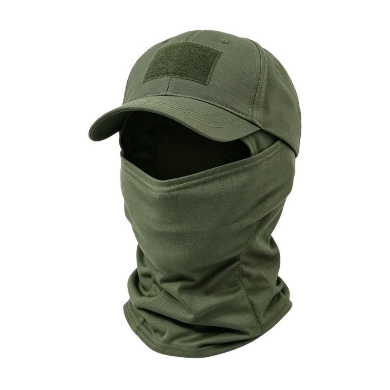 Outdoor Camouflage Baseball Cap Tactical Sun Protection Cycling Face Mask One Piece Fishing Headgear Detachable For Military Enthusiasts_desvips.com