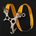 Alloy Slingshot Silvery Multi-purpose Slingshot 9.1*10*1 Cm Suitable For Outdoor Competitions, Fitness Shooting, Hunting, Fishing And Games_desvips.com
