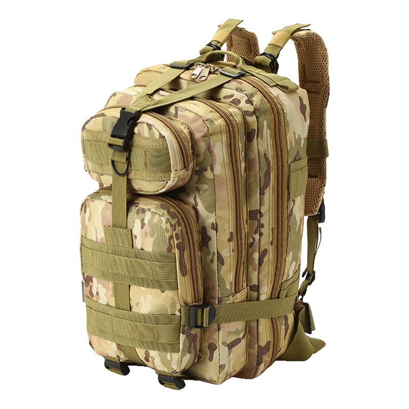 Large Capacity 3P Tactical Backpack Outdoor Military Fan Combat Backpack Mountaineering Cycling Sports Camping Backpack_desvips.com