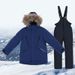 Boys' Waterproof Windproof Ski Jacket Set - Outdoor Winter Sports Coat With Thermal Lining For Kids_desvips.com