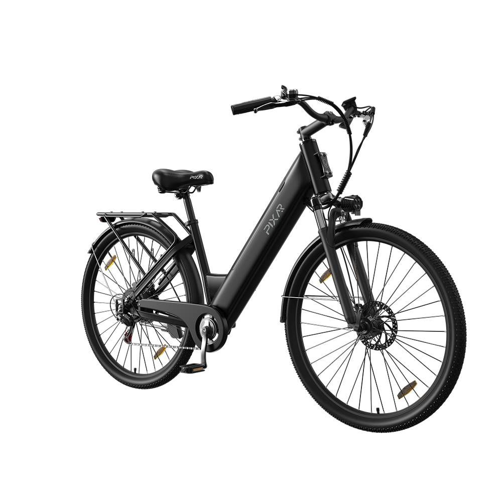 PIXAR C1 Electric City Bike,36V 13Ah Removable Battery, Shimano 7-Speed_desvips.com