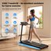 iScooter X2NC Compact Treadmill With 2.5HP Peak Motor, 12km/h Speed, LED Screen, Supports Up To 120kg_desvips.com