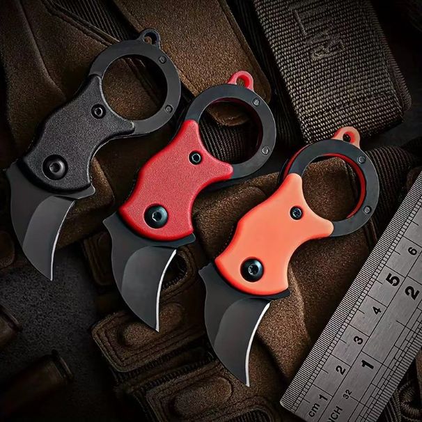Outdoor EDC Key Fox Claw Package Opener Necklace Pocket Knife, Portable Mini Knife_desvips.com