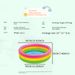 60cm Inflatable Kids Pool With Rainbow Glow In The Dark Rings 3 Tier PVC Baby Bath Tub For Outdoor Water Play_desvips.com