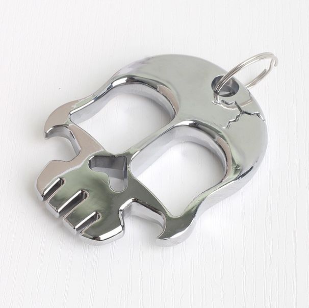 Tiger Defense Two Finger Reinforced Fist Buckle Self Defense Keychain Combat Hand Support Sports Outdoor Camping Hiking_desvips.com