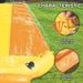 Little Yellow Duck Water Slide Children's Lawn Slide Water Play Game Double Slide Game Water Spray Slide_desvips.com