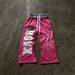 2026 Fashion European-USA Style Y2K Hip-Hop Sweatpants Women/Men Embroidery Fake Two-Piece Loose Sport Pants_desvips.com