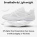 White Cheerleading For Women Girls Lightweight Dance Shoes Breathable Aerobics Sports Sneakers 2522_desvips.com