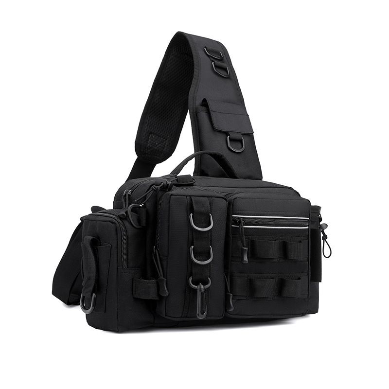 New Multifunctional Men's Travel Outdoor Sports Single Shoulder Crossbody Fishing Gear Waist Camouflage Chest Bag_desvips.com