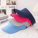 2026 New Simple Open-Top Baseball Cap Personality Outdoor Sports Marathon Hat Unisex_desvips.com