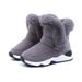 Children's Snow Girls Winter Thickened And Padded Warm Boots Children Male Baby Cotton Shoes_desvips.com
