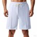 2025 Summer British Style Gentleman Golf Casual Sports Pure Color Shorts For Men_desvips.com