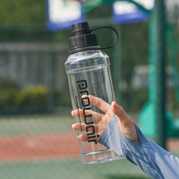 Creative 1000ML Large Capacity Plastic Cup Sealed Leak-proof Direct Drink Sports Outdoor High Temperature Resistant_desvips.com