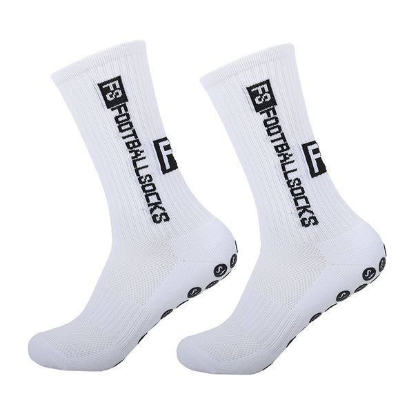 2025 New Tape Design Football Socks Mid Calf Non-Slip Soccer Sport Cycling Sports Men's Women Sock Grip Yoga 1 Pairs_desvips.com