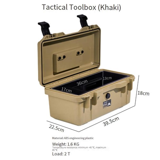 Outdoor Camping Waterproof Hardware Tool Box Multifunctional Large Plastic Portable Electrician Carpentry Maintenance Storage Box_desvips.com