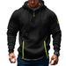 001 2025 Cross-Border Autumn Winter Men's Casual Multi-Zipper Arm Pocket Sweatshirt Pullover Large Size Fleece Hoodie Men_desvips.com