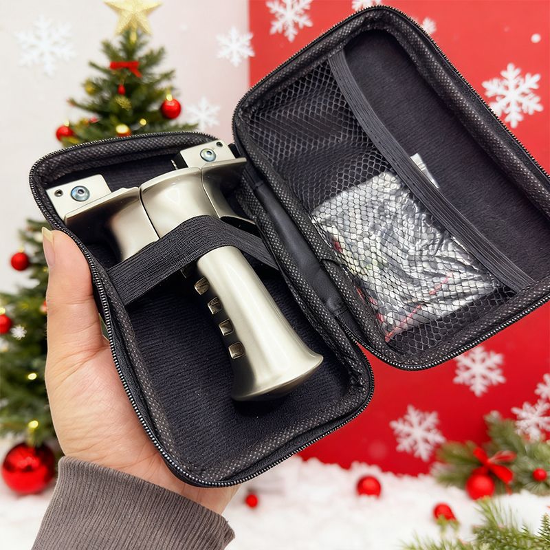 Heavy Duty Aluminum Alloy Outdoor Tool With A Beautiful Appearance, Paired With A Black Storage Bag, 3 2050 Model Flat Rubber Bands, 200 Mud Balls_desvips.com