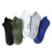 Men's & Women's Breathable Cotton Ankle Socks - Anti-Slip Cushioned Sports Socks With Moisture-Wicking Towel Sole - Unisex Low-Cut Casual Socks_desvips.com
