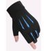 Ice Silk Men Summer Two-Finger Exposed Cycling Driving Outdoor Thin Gloves Xinji A34B_desvips.com