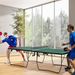 Tischtennisplatte Tischtennis-Set, Klappbar, 8 Rollen, Inkl. Schläger U. Bälle, 274 Cm X 152.5 Cm X 76 Cm, Grün_desvips.com