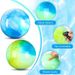 9-Inch Cloud-Shaped Water Play Ball - Thickened Eco-PVC Inflatable Toy For Kids Outdoor Educational Water Ball With Anti-Burst Design_desvips.com