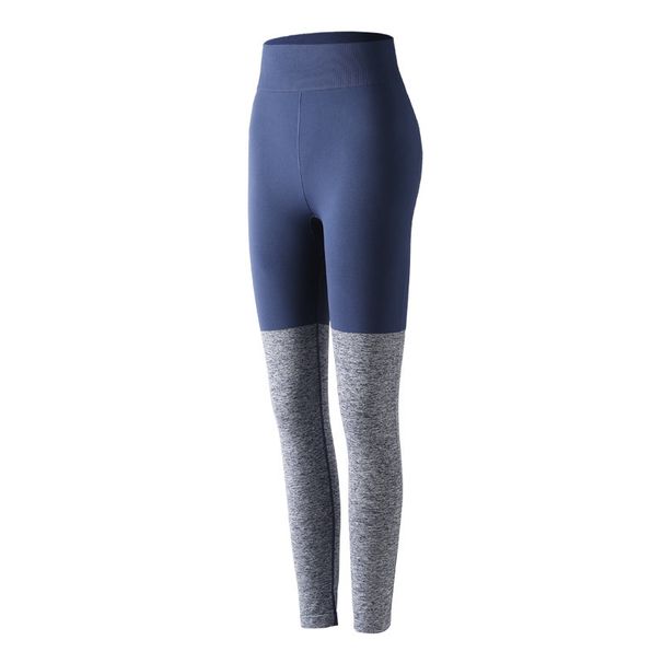 Spring Summer Yoga Wear Women Running High Waist Hip Lift Tight Shaping European Version Color Matching Fashion Cropped_desvips.com