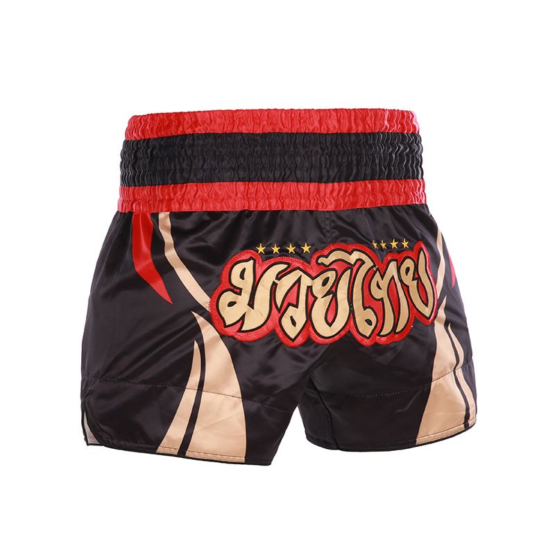 ANOHERBOXER Retro Muay Thai Pants MMA Mixed Fighting One Fighting Competition Shorts Sanda Martial Arts Clothes_desvips.com