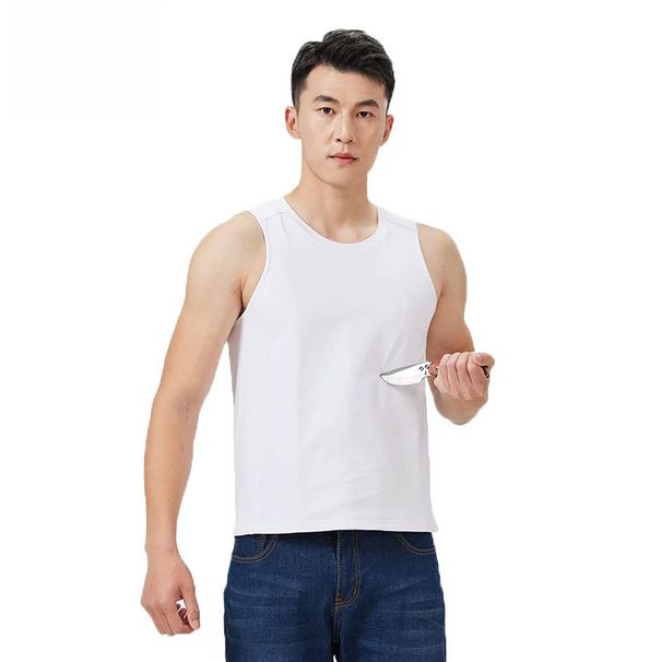 Guajia Flexible Lightweight Soft Close-Fittig Ati-Stab Level 5 Cut-Resistat Vest Duty Uiform Traiig T-Shirt For_desvips.com