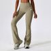 Women's High-Waisted Yoga Leggings Wide-Leg Pants Slightly Flared Quick-Drying High Elasticity Hip-Lifting Autumn/Winter Fitness Pants_desvips.com