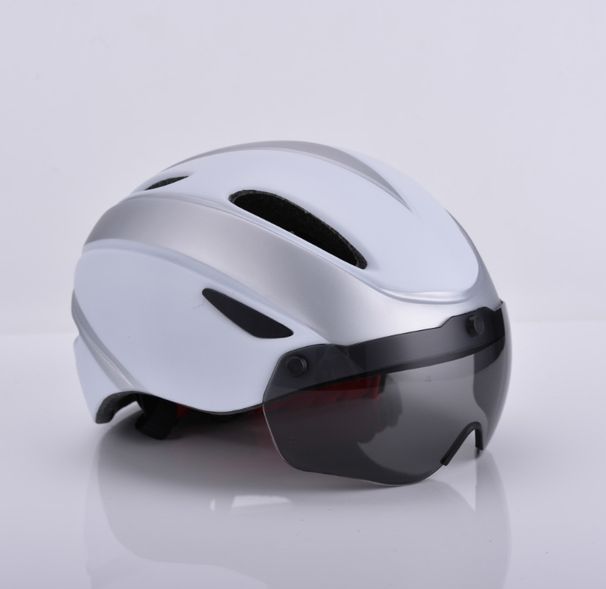 Magnetic Goggles Helmet Men's And Women's Mountain Road Bicycle Helmets One Piece Cycling Helmet Equipment_desvips.com