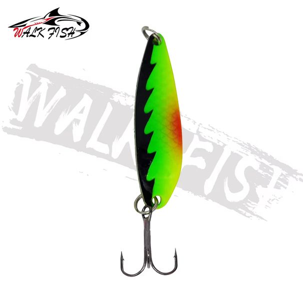 WALK FISH 1Pcs 10g Spoon Fishing Lures Metal Colored Sequins Curved Surface Trout Sea Bass Fishing Gear Fake Baits Freshwater_desvips.com