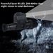 1080P 5x Magnifying Telescope, Crosshair Night Vision Sight, COMS Imaging 850nm IR 3-level All Black Visible 400m_desvips.com