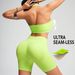 New Halter Neck Ribbed Back Yoga Bra, Detachable Bra, High Elasticity, Tummy Control Yoga Shorts_desvips.com