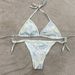 Ins Internet Celebrity Bikini Set Swimming Beach Vacation Three-Piece Sexy Small Chest Gathered Swimsuit For Women_desvips.com