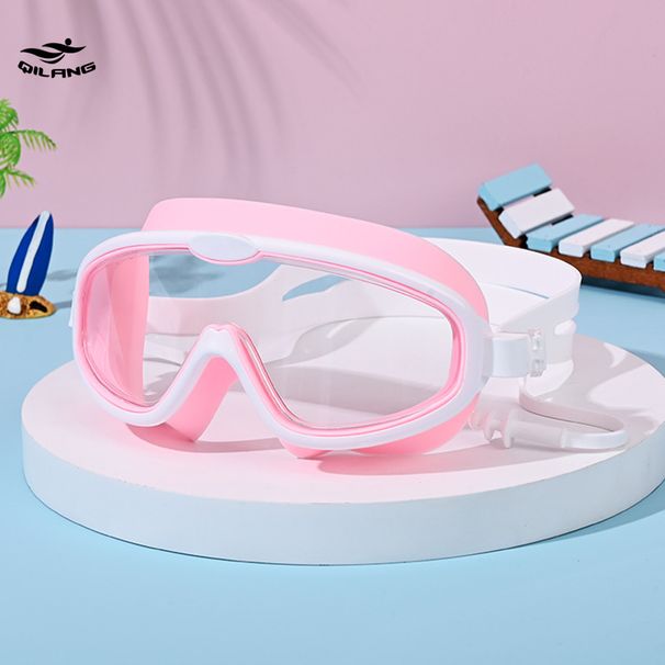 for Children, Large Frame, HD, Waterproof, Anti-Fog, Diving Professional Gear, Eye Protection Swimming Goggles_desvips.com