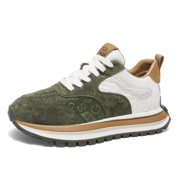 2026 European-USA Style Fashion Sneakers Jogging Shoes Men Low Top Lace-Up Breathable Thick Sole Non-Slip Wear-Resistant Running Shoes_desvips.com