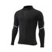 New Half Zipper Quick Drying Clothing Men's Tight Height Elastic Stand Up Collar Golf Suit Outdoor Running Fitness Wear T-Shirt Long Sleeve_desvips.com