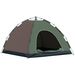 Tenda Da Campeggio 2 Posti Con Borsa Da Trasporto, Ganci Per Lampade E Tasche Portaoggetti, 210x210x135 Cm_desvips.com