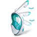 Adult foldable swimming mask full face anti-fog with breathing tube snorkeling supplies diving goggles_desvips.com