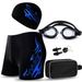 Men’s Clothing Men's Swimming Trunks Large Size Boxer Trunks Men's Fashion Hot Spring Swimsuit Swimming Goggles Swimming Cap Set Swimming Equipment_desvips.com