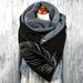 Autumn Winter European American Hot Sale Versatile Thickened Simple Warm Shawl Christmas Fashion Outfit D Printed Scarf_desvips.com