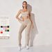 Quick Drying Breathable Sports Bra And Shorts Set Vertical Stripes Running Yoga Fitness Five Point Short Sleeved_desvips.com