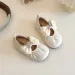 Girls Flats 2025 Fashion Infant Bow Little Kids Soft Sole Pleated Casual Shoes Cutefeet for Toddler Party Wedding Sizes_desvips.com